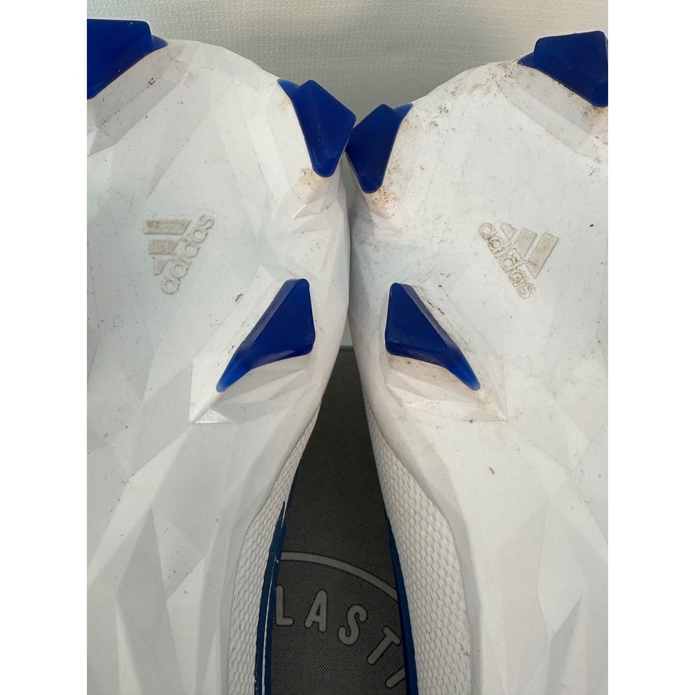 Adidas Predator Edge.2 FG Soccer Cleats White Blue Mens Size 7.5 GW2269 - Picture 10 of 11